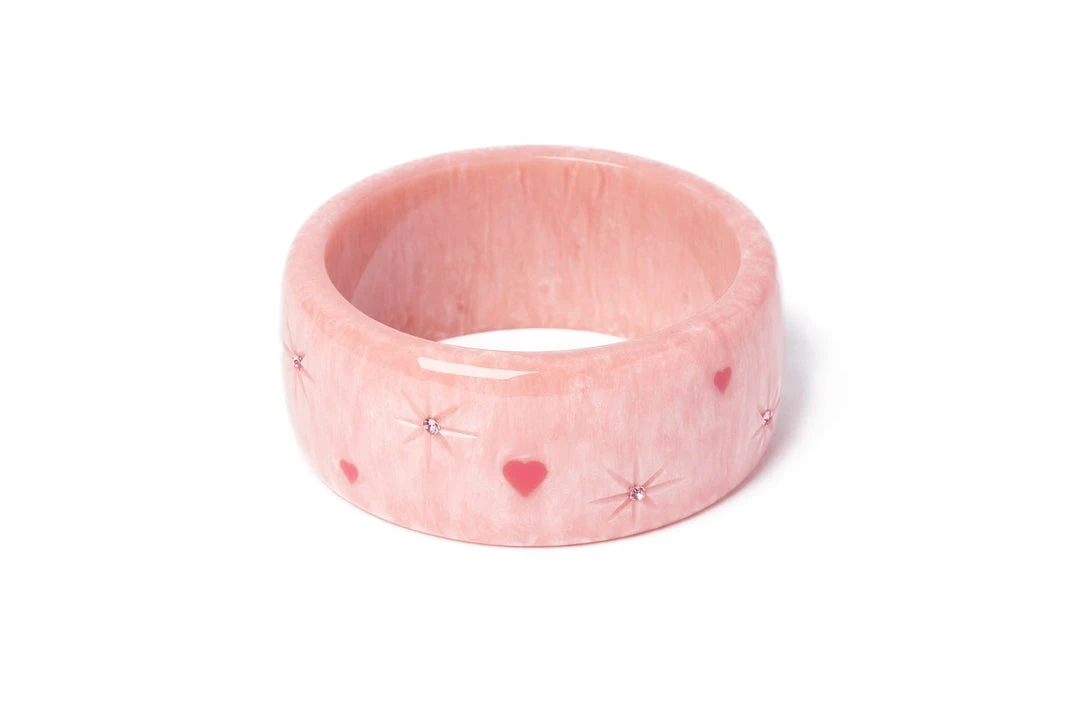 Splendette Valentine's Sweet Cheeks Starburst Bangle Extra Wide - Duchess 3 Splendette Valentine's Sweet Cheeks Starburst Bangle Extra Wide - Duchess