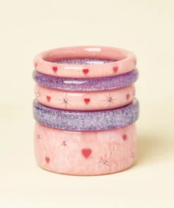 Splendette Valentine's Sweet Cheeks Heart Bangle Narrow