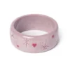 Splendette Valentine's Poppet Starburst Bangle Extra Wide - Duchess