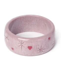 Splendette Valentine's Poppet Starburst Bangle Extra Wide - Duchess