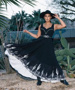 Rebel Love Clothing Rebel Love Sonoran Desert High-low Maxi Dress