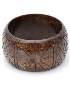 Splendette Chunky Golden Espresso Fakelite Bangle - Duchess