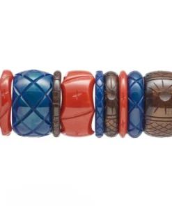 Splendette Chunky Golden Espresso Fakelite Bangle - Duchess