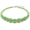 Splendette Spring Carved Bead Necklace
