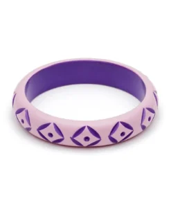 Splendette Midi Clematis Carved Bangle