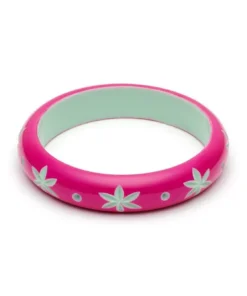 Splendette Midi Flamingo Carved Bangle