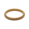 Splendette Narrow Almond Carved Bangle