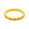 Splendette Narrow Sunrise Carved Bangle