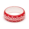 Splendette Wide Lover Carved Bangle - Duchess 1 Splendette Wide Lover Carved Bangle - Duchess