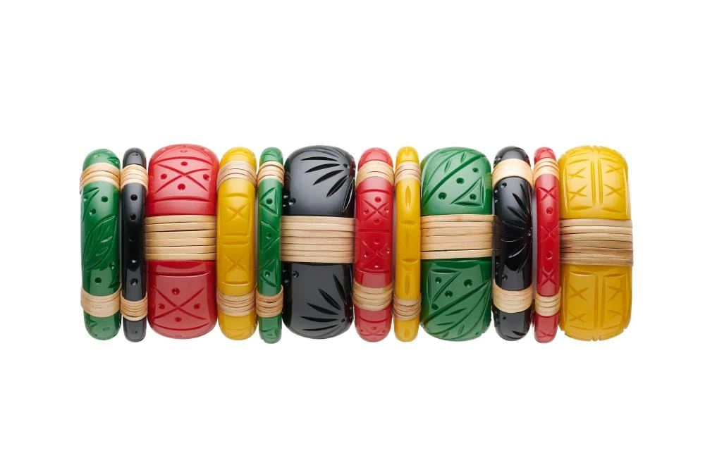 Splendette Parakeet Cane Light Cane Necklace 4 Splendette Parakeet Cane Light Cane Necklace