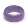 Splendette Wide Amethyst Fakelite Bangle