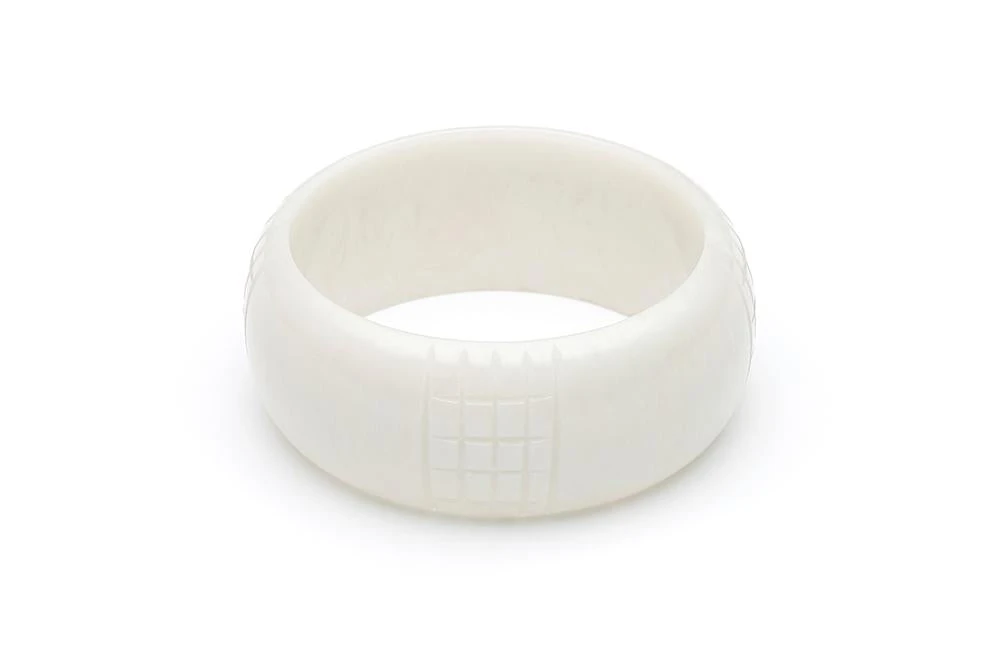Splendette Wide Cloud Fakelite Bangle 3 Splendette Wide Cloud Fakelite Bangle