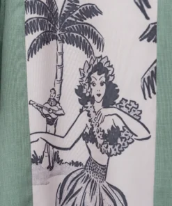 Steady Clothing Steady Leilani Bowling Shirt - Green