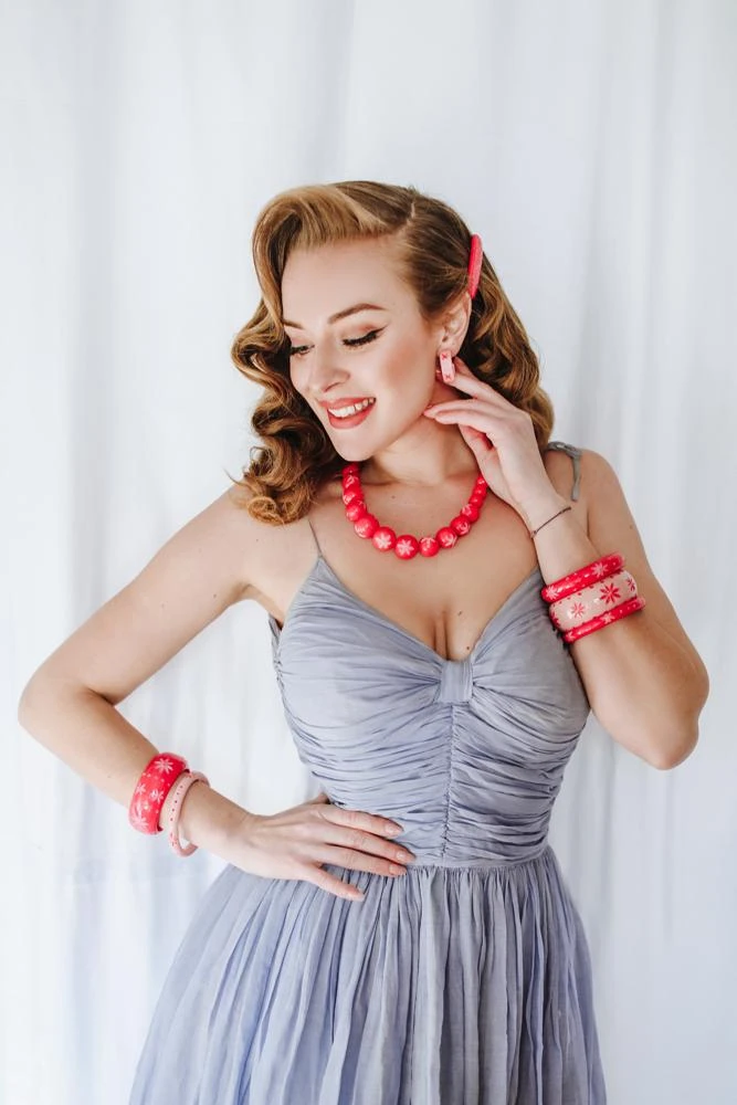 Splendette Midi Carved Bangle - Ripple 5 Splendette Midi Carved Bangle - Ripple