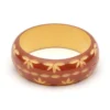 Splendette Wide Carved Bangle Duchess - Café