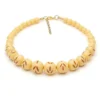 Splendette Carved Bead Necklace - Lait