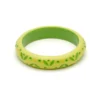 Splendette Midi Carved Bangle - Zest