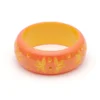 Splendette Wide Carved Bangle - Freesia