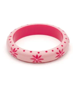 Splendette Midi Carved Bangle - Ripple