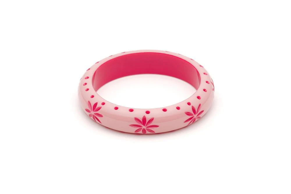 Splendette Midi Carved Bangle - Ripple 3 Splendette Midi Carved Bangle - Ripple