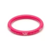 Splendette Narrow Carved Bangle - Raspberry 2 Splendette Narrow Carved Bangle - Raspberry