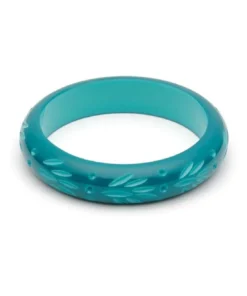 Splendette Midi Carved Bangle - Dragonfly
