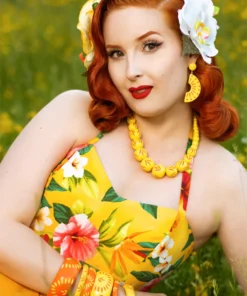 Splendette Sunset Carved Drop Earrings