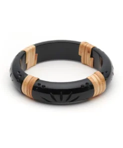 Splendette Panther Cane Light Cane Bangle - Midi