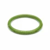 Splendette Narrow Leaf Green Fakelite Bangle 1 Splendette Narrow Leaf Green Fakelite Bangle