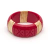 Splendette Rosella Cane Light Cane Bangle - Wide