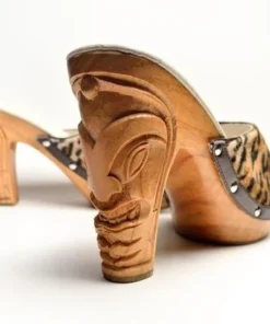 Lucky Lou Shoes Lucky Lou Rockin' Tiki Shoes - Black/Leopard