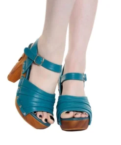 Lucky Lou Rockin' Tiki Shoes - Peacock