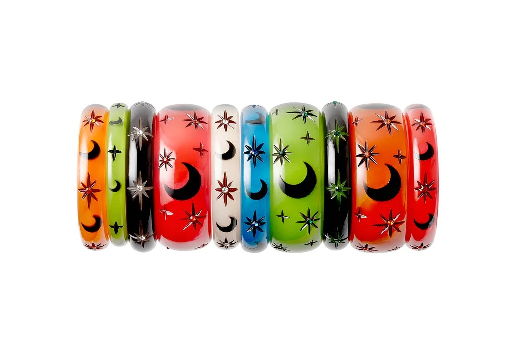 Splendette Blood Moon Bangle - Wide Duchess 5 Splendette Blood Moon Bangle - Wide Duchess