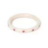 Splendette Valentine's Sugar Heart Bangle Narrow