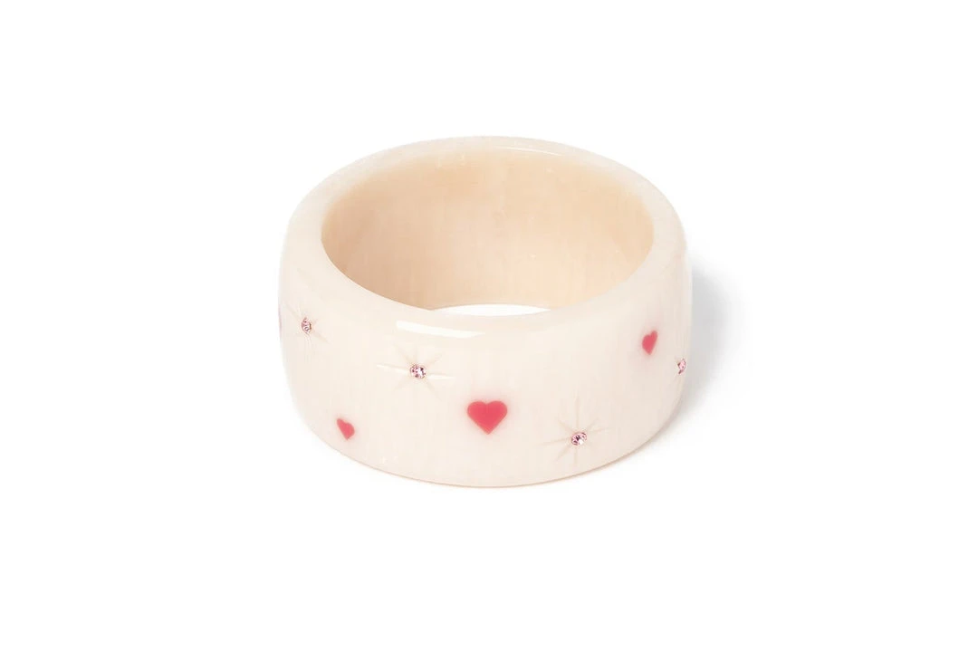 Splendette Valentine's Sugar Starburst Bangle Extra Wide 3 Splendette Valentine's Sugar Starburst Bangle Extra Wide