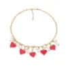 Splendette Valentine's Sugar Heart Necklace