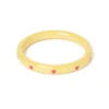 Splendette Valentine's Honey Bunch Heart Bangle Narrow 1 Splendette Valentine's Honey Bunch Heart Bangle Narrow