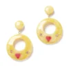Splendette Valentine's Honey Bunch Starburst Earrings