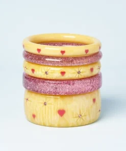 Splendette Valentine's Honey Bunch Starburst Bangle Extra Wide - Duchess 7 Splendette Valentine's Honey Bunch Starburst Bangle Extra Wide - Duchess