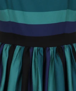 Collectif Amber-Lea Twilight Stripe Swing Dress 11 Collectif Amber-Lea Twilight Stripe Swing Dress