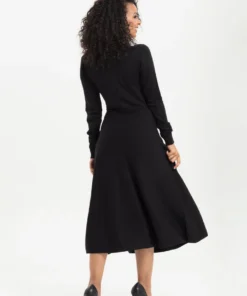 Voodoo Vixen Sofia Houndstooth Knit Dress