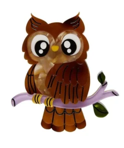 Erstwilder X Mimsy Owl Eyes On You Brooch