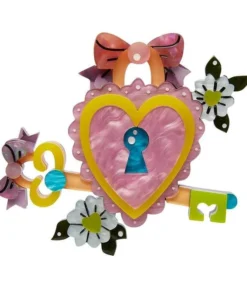 Erstwilder X Mimsy Key To Your Heart Brooch