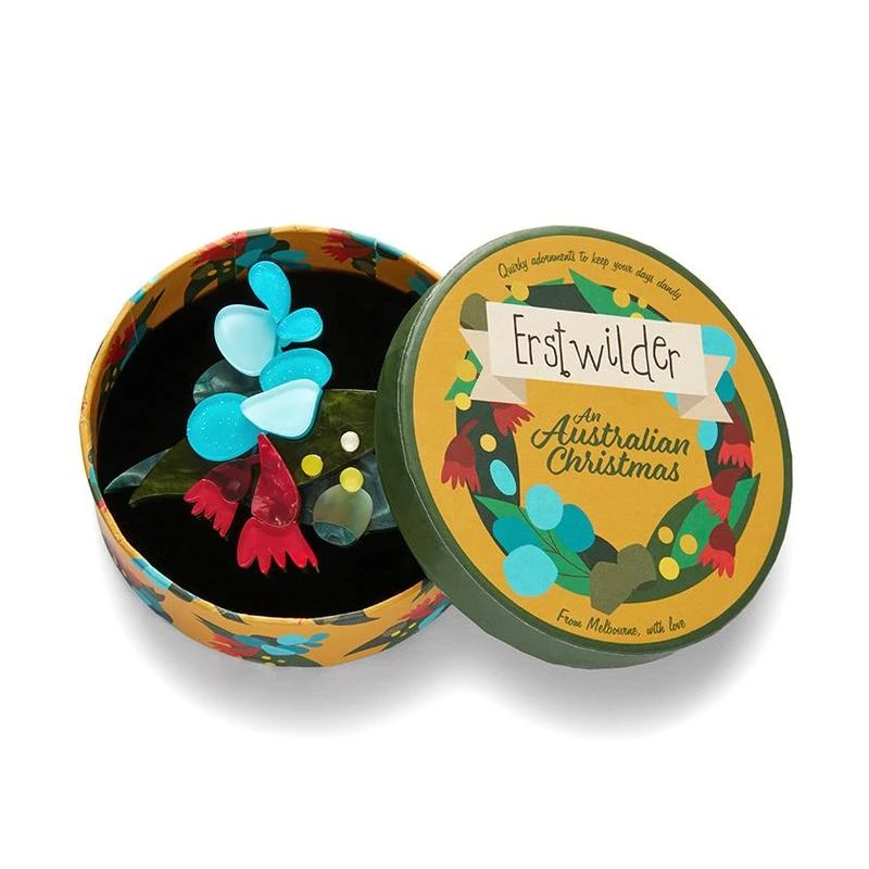 Erstwilder An Australian Christmas Christmas Holly-Days Brooch 4 Erstwilder An Australian Christmas Christmas Holly-Days Brooch