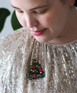 Erstwilder An Australian Christmas Yuletide Timber Brooch 7 Erstwilder An Australian Christmas Yuletide Timber Brooch