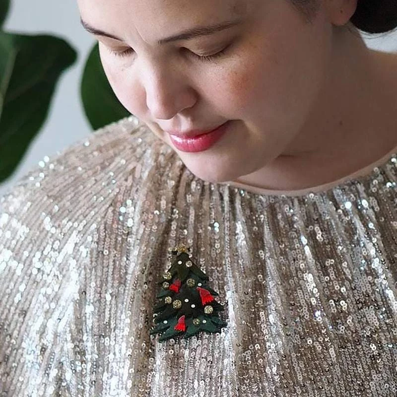 Erstwilder An Australian Christmas Yuletide Timber Brooch 5 Erstwilder An Australian Christmas Yuletide Timber Brooch