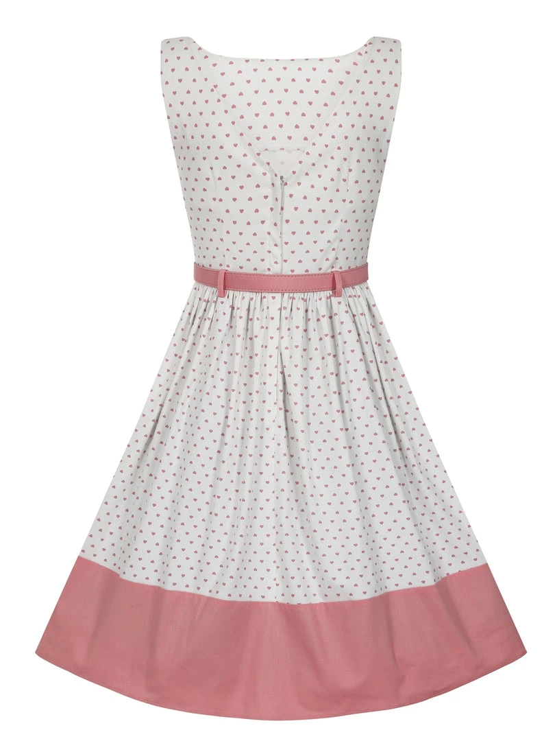Collectif Brielle Love Heart Swing Dress 6 Collectif Brielle Love Heart Swing Dress
