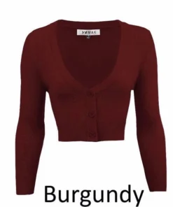 MAK Cropped Cardigan (Various Colours) Tops 18 MAK Cropped Cardigan (Various Colours) Tops