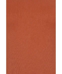 Collectif Chrissie Plain Knitted Top - Orange