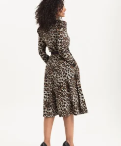 Voodoo Vixen Dita Leopard Print Dress
